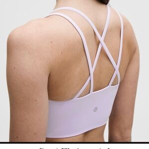 Lululemon Athletica Light Purple Strappy Sports Bra
